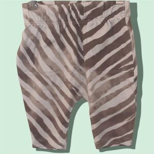 NWOT Banana Republic Zebra Print Leggings Brown and White size 3-6 months
